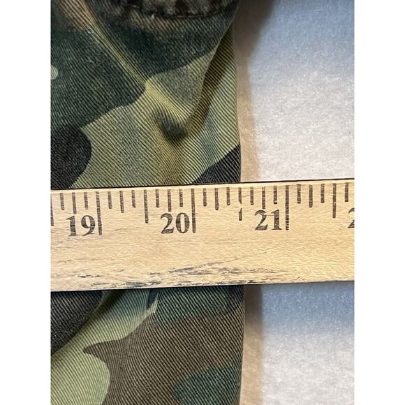 Kweenz Destroy Military Jacket Camouflage Green Size XS - Picture 5 of 11